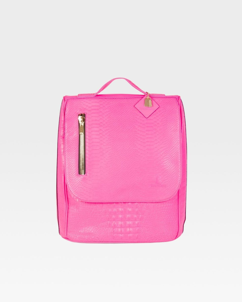 Tote & Carry Neon Pink hot Apollo 2 Backpack Vegan Leather