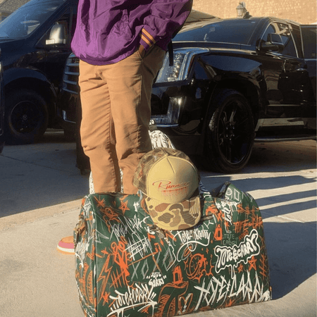 Afro Graffiti Large Travel Bag – Simona Rose Boutique