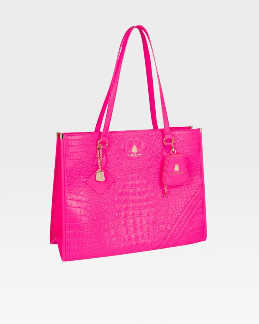 Apollo 2 Tote Bag in Neon Pink