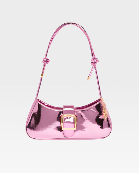 Pink patent handbag sale