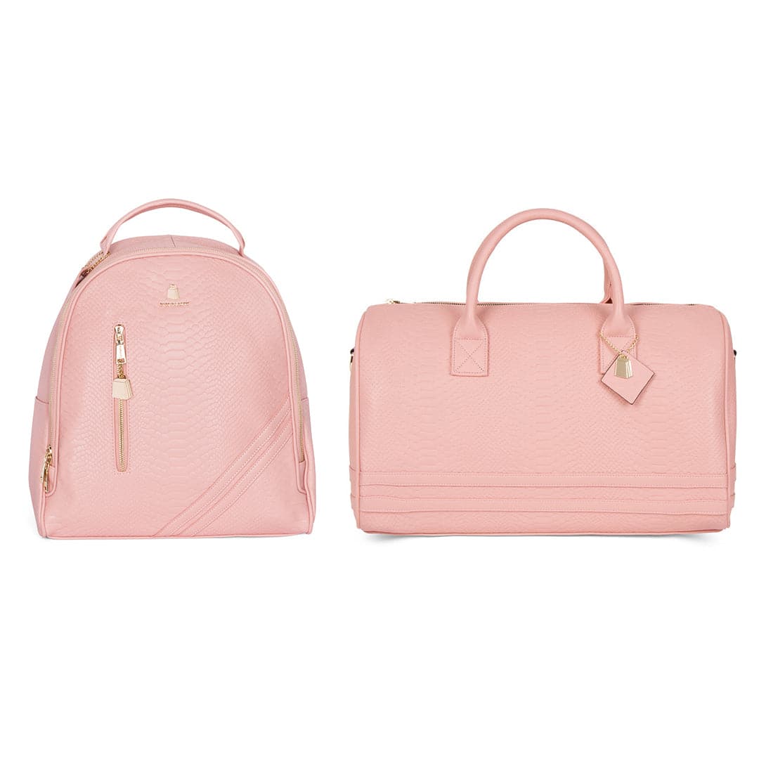 Blush pink duffle discount bag