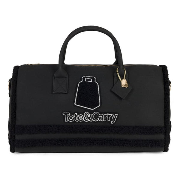 Tote&Carry - Patent Duffle Bags, Gold / XL - Travel Bag