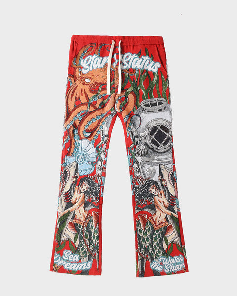 Red star sweatpants hotsell